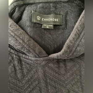 Zanerobe MVP Quilted Short Sleeve Hoodie Black